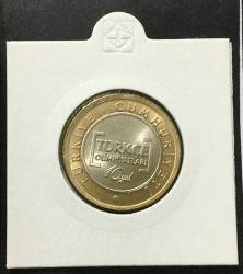 2012 1 LİRA TÜRKÇE  OLİMPİYATLARI Hatıra Parası (TCHM2012) 