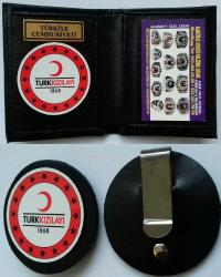 KIZILAY ROZETLİ CÜZDANI ve KEMER ROZETİ SATINAL-SADECE KURUM ADRESINE GONDERILIR-SIVILE SATILMAZ