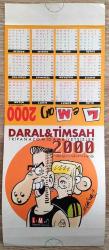 Efemera - LEMAN 2000 DUVAR TAKVİMİ DARAL & TİMSAH - kitantik - kitaLog