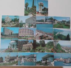 ESKİ DÖNEM KIRIM DAN MUHTEŞEM GÖRÜNTÜLER KARTPOSTAL SETİ ORİJİNAL KOLEKSİYONLUK NADİRDİR