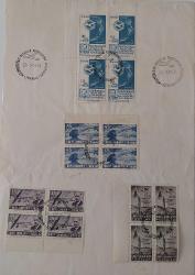 1954 İSTANBUL MİLLETLERARASI HAVACILIK FEDERASYONU KONFERANSI İLK GÜN ORİJİNAL ÇOK NADİR DAMGALI EFEMERADIR KOLEKSİYONLUK MUHTEŞEM ÜRÜNDÜR