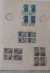 1954 İSTANBUL MİLLETLERARASI HAVACILIK FEDERASYONU KONFERANSI İLK GÜN ORİJİNAL ÇOK NADİR DAMGALI EFEMERADIR KOLEKSİYONLUK MUHTEŞEM ÜRÜNDÜR