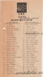 CHP İzmir Ödemiş Belediye Meclis Üyeliği Asil ve Yedek Üye Adayları Listesi  [Cumhuriyet Halk Partisi Tarihi]