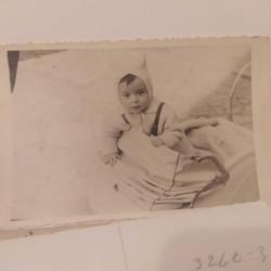KRT97---1940'LAR BEBEK ARABASI HATIRA FOTOĞRAFI