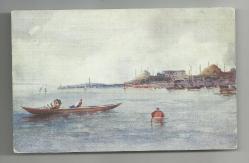 E.F.ROCHAT / CONSTANTINOPLE SARAYBURNU SULUBOYA KARTPOSTAL...