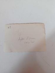 Ayten Alpman'ın Orijinal Fotoğrafı - 9 x 6 cm Ebadında - Ayten Alpman 1950'lerde Kırlarda Uzanırken Çekilmiş Bir Kare