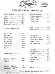 Konyalı Restaurant - Menü