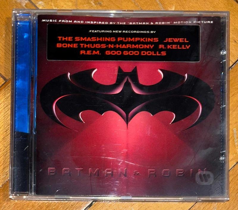 BATMAN & ROBIN - MUSIC FROM AND INSPIRED BY THE MOTION PICTURE * SOUNDTRACK  * SMASHING PUMPKINS, . , , MOLOKO, JEWEL, GOO GOO DOLLS * 1997  * CD - Efemera - kitantik | #12252303000187