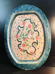 Oyma El yapımı Ağaç Tepsi