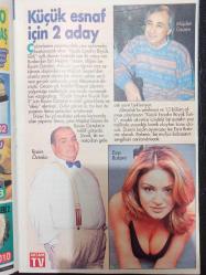 Akşam Tv Dergisi- 18-24 Nisan 1998- Barış Manço- Gülşen Bubikoğlu- Levent Yüksel- Gani Müjde- Ercan Yazgan- Perran Kutman- Çiğdem Tunç- Rasim Öztekin- Esra Balamir- Müjdat Gezen