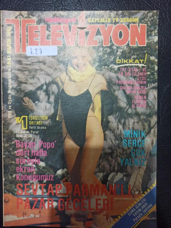 Milliyet Televizyon Dergisi 4 10 Ekim 1991 Dıre Straits Tanju  