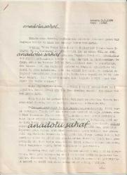 Türkiye Barolar Birliği Bildirisi, 3 Mayıs 1978 / Başkan Faruk Erem ''TBB Yönetim Kurulu, mesleğimize müdahale anlamına gelen bir kuşkuyu takdir ve ilginize sunmağa karar vermiştir.''