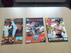 BRUCE LEE İÇERİKLİ TÜRKÇE DÖVÜŞ SANATLARI DERGİLERİ