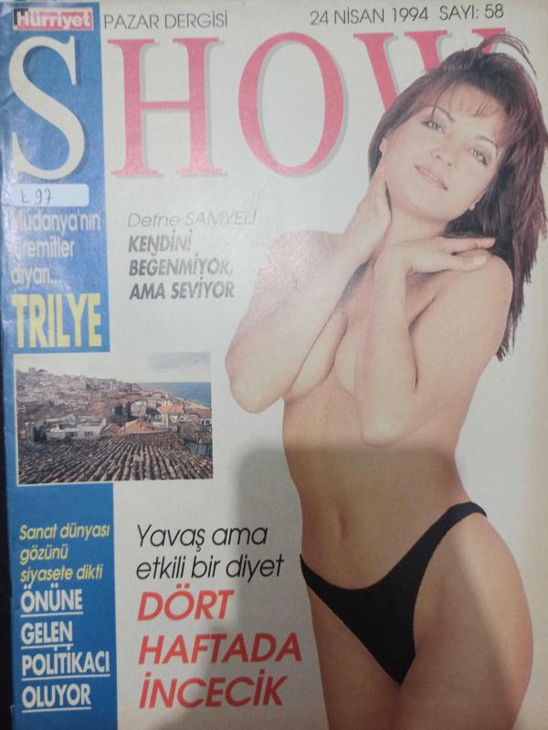 Hürriyet Show Dergisi 24 Nisan 1994 Defne Samyeli Anna Paquin  