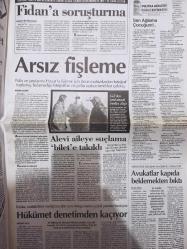 Cumhuriyet Gazetesi - 2 Ocak 2013 - Hakan Fidan - Bekir Coşkun - Mümtaz Soysal - Stadyumda İzdiham - Deniz Kavukçuoğlu - Oktay Ekinci - Aziz Yıldırım - Recep Tayyip Erdoğan - Abdullah Gül -
