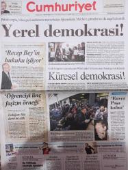 Cumhuriyet Gazetesi - 8 Aralık 2010 - Kemal Kılıçdaroğlu - Hikmet Çetinkaya - Ergin Yıldızoğlu - Güray Öz - Deniz Kavukçuoğlu - Turgay Fişekçi - Abbas Güçlü - Semiha Berksoy - Levent Gencelli -