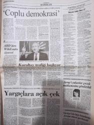 Cumhuriyet Gazetesi - 8 Aralık 2010 - Kemal Kılıçdaroğlu - Hikmet Çetinkaya - Ergin Yıldızoğlu - Güray Öz - Deniz Kavukçuoğlu - Turgay Fişekçi - Abbas Güçlü - Semiha Berksoy - Levent Gencelli -