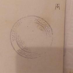 KRT98---STÜDYO FOTOĞRAFI ---AMERİCAN-CO YAZILI OSMANLICA KAŞELİ GENÇ HANIM