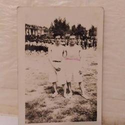 KRT98---1939 GAZİ STADI KASTAMONU JİMNASTİKÇİ ÖĞRENCİLER HATIRA FOTOĞRAFI