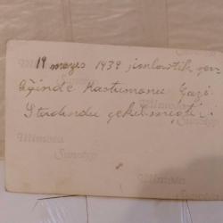 KRT98---1939 GAZİ STADI KASTAMONU JİMNASTİKÇİ ÖĞRENCİLER HATIRA FOTOĞRAFI