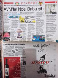 Cumhuriyet Yılbaşı Gazetesi - 25 Aralık 2010 - Eğlencede sınır yok - AVM'ler Noel Baba gibi - İstanbul yeni yıla hazır - Bankalar kredi yarışında - Fedakâr ellerden anlamlı hediyeler -