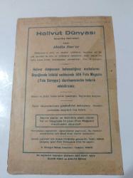 Holivut Dünyası - Abidin Daver- Glenn Ford- Evelyn Reyes- Amerika Hatıraları - Foto Süreyya - Sinema Film Artistleri Tarihi