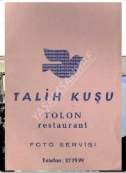 Efemera - ERGİN ORBEY BİR ARKADAŞIYLA ANKARA TALİH KUŞU TOLON RESTAURANT^'DA YEMEK  YERKEN FOTOĞRAF - kitantik - kitaLog