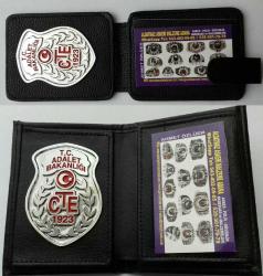 2-ADET, İNFAZ KORUMA CTE-İKM ROZETLİ CÜZDAN SATINAL-SADECE ADALET BAKANLIĞI KURUM ADRESINE GONDERILIR-SIVILE SATILMAZ ve SIVIL ADRESE GONDERILMEZ