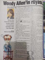 Milliyet Pazar Dergisi- 10 Kasım 1996- Nilüfer Kuyaş- Necdet Küçükarpacı- Ful Akıngüç Över- Kerimcan Güleryüz- Peride Celal- Behzat Uygur- Şevval Sam Tekin- Ceylan Saner