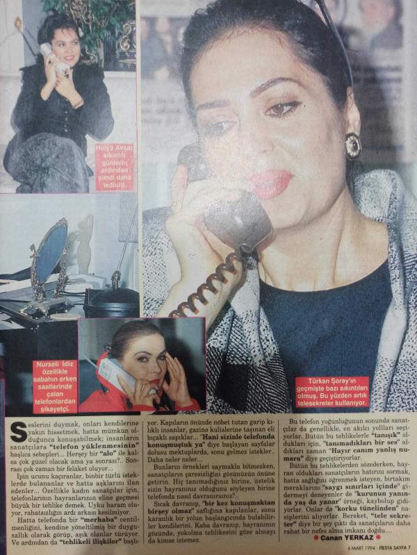 Milliyet Fiesta Dergisi 6 Mart 1994 Hasan Pulur Nükhet Duru  