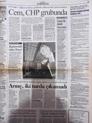 Cumhuriyet Gazetesi - 7 Ekim 2004 - Recep Tayyip Erdoğan - Eraslan Özkaya - Hilal Köse - Deniz Baykal - Taner Berksoy - Ali Babacan - Ömer Sabancı - Oğuz Satıcı -