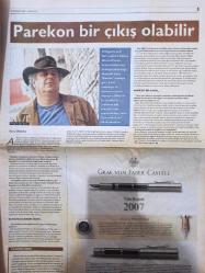 Cumhuriyet Pazar Gazetesi - 16 Aralık 2007 - Şener Şen - Çimen Turunç Baturalp - Deniz Ülkütekin - Esra Açıkgöz - Selçuk Erez - Müge Serçek - Oğuz Atay -