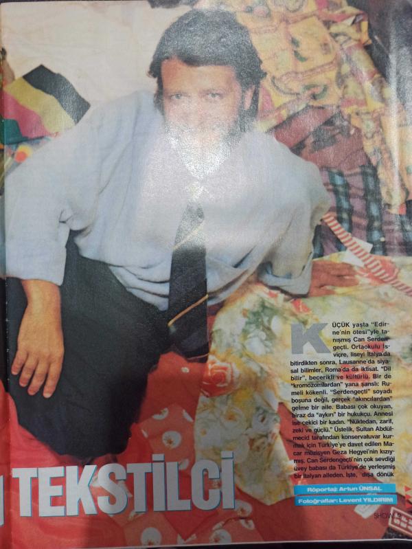 Show Dergisi 20 Eylül 1992 Derya Arbaş Vitali Hakko Riccardo  