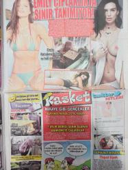 Şok Gazetesi - 1 Kasım 2019 - Deniz Seki - Gökçe Bahadır - İrem Dereci - Demet Akbağ - Tolgahan Sayışman - Nina Agdal - Elif Çelik - Cenk Küpeli - Demet Şener -