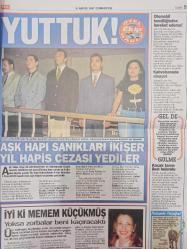 Ekip Gazetesi - 31 Mayıs 1997 - Jale Baysal - Güzel baldız yuva yıktı - Okan Bayülgen - Başak Yeğen - Müjde Ar - Buse Akgün - Yasemin Mutlu - Gerçek hayat hikayeleri -