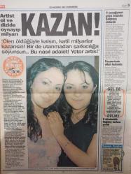 Ekip Gazetesi - 28 Haziran 1997 - Sadettin'in müthiş azmi - Aşk her şeyi affetti fakat - Sema'yı kandırdı - Atilla Saral - Sema Şimşek -  Buse Akgün - Yasemin Mutlu -