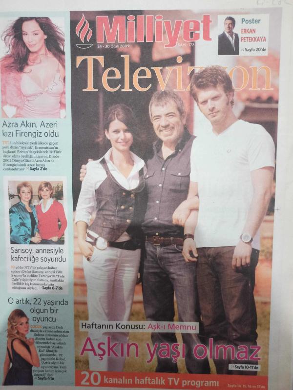 Milliyet Televizyon Gazetesi 24 30 Ocak 2009 Kıvanç Tatlıtuğ  