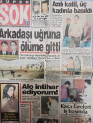 Şok Gazetesi - 1 Haziran 1997 - Hülya Avşar - Elif Ilgaz - Yıldız Tilbe - Hülya Avcu - Filiz Eczacıbaşı Sarper - Güzel revücüler nefes kesti - Hamdi Alkan -