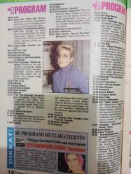 Milliyet Televizyon Dergisi- 4-10 Ekim 1991- Dıre Straits- Tanju Çolak- Marlon Brando- Müjde Ar- Farrah Fawcett- Nilüfer Açıkalın- Levent Kırca- Oya Başar-