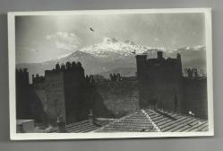 KAYSERİ ERCİYES,KALE VE LEYLEKLER TEMALI ESKİ DÖNEM ORİJİNAL FOTOKART...