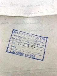 Milli Eğitim Basımevi Hekimliği - Halit AYBARS / Sultanahmet Eczanesi kaşeli, reçete