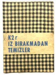K2r İz bırakmadan temizler - Leke çıkarmanın alfabesi / Kitapçık