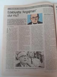Theodor Adorno Angajman Üzerine Bir Çözümleme - Bir Yaşam Sanatçısı Abidin Dino - Leyla Erbil - Selim İleri - Mustafa Balbay