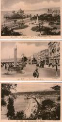 FRANSA NICE ŞEHRİ   3 KARTPOSTAL 