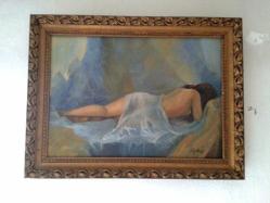 Antika - YAĞLI BOYA NÜ TABLO KOLEKSİYONLUK - kitantik - kitaLog