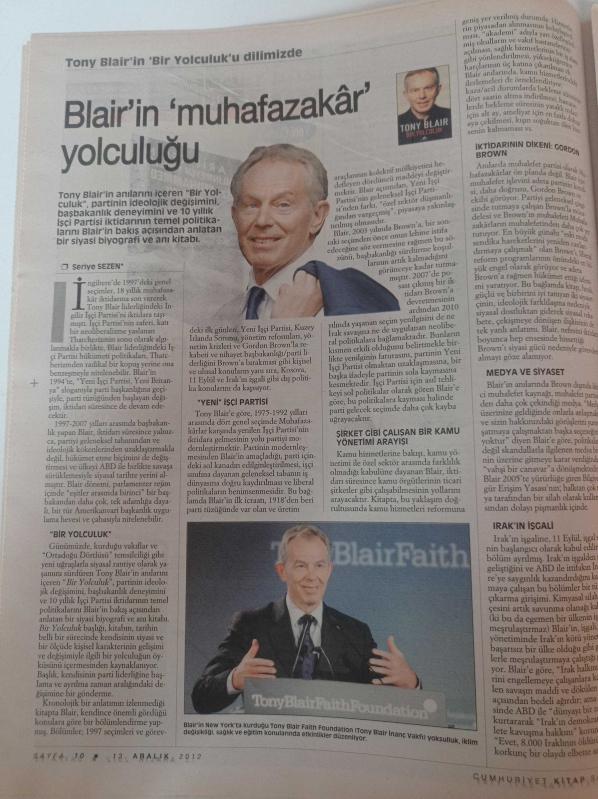 Tony Blair in Muhafazakar Yolculuğu İlhan Taşçı Ömrümün Son  