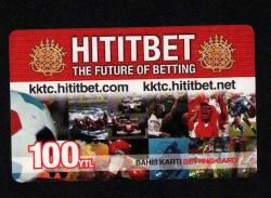 Efemera - K = UZAK MESAFE  ARAMA KARTI ( HITITBET - 100 ) TEMİZ ve NADİR - kitantik - kitaLog