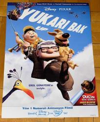 UP * YUKARI BAK * DISNEY PIXAR ANİMASYONU * 2009 * FİLM AFİŞİ / POSTER * 34 x 48 CM