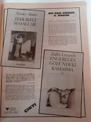 Ahmet Altan - Tehlikeli Masallar- Zülfü Livaneli - Engereğin Gözündeki Kamaşma- - Süryaniler - Cahit Külebi - Cumhuriyet Kitap