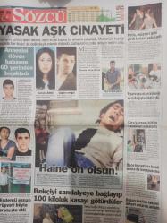 Sözcü Gazetesi - 3 Ağustos 2012 - Ömür Gedik - Eda Taşpınar - Bekir Ünlüataer - Nilgün Belgün - Cem Yılmaz - Hadise - Murat Muratoğlu -